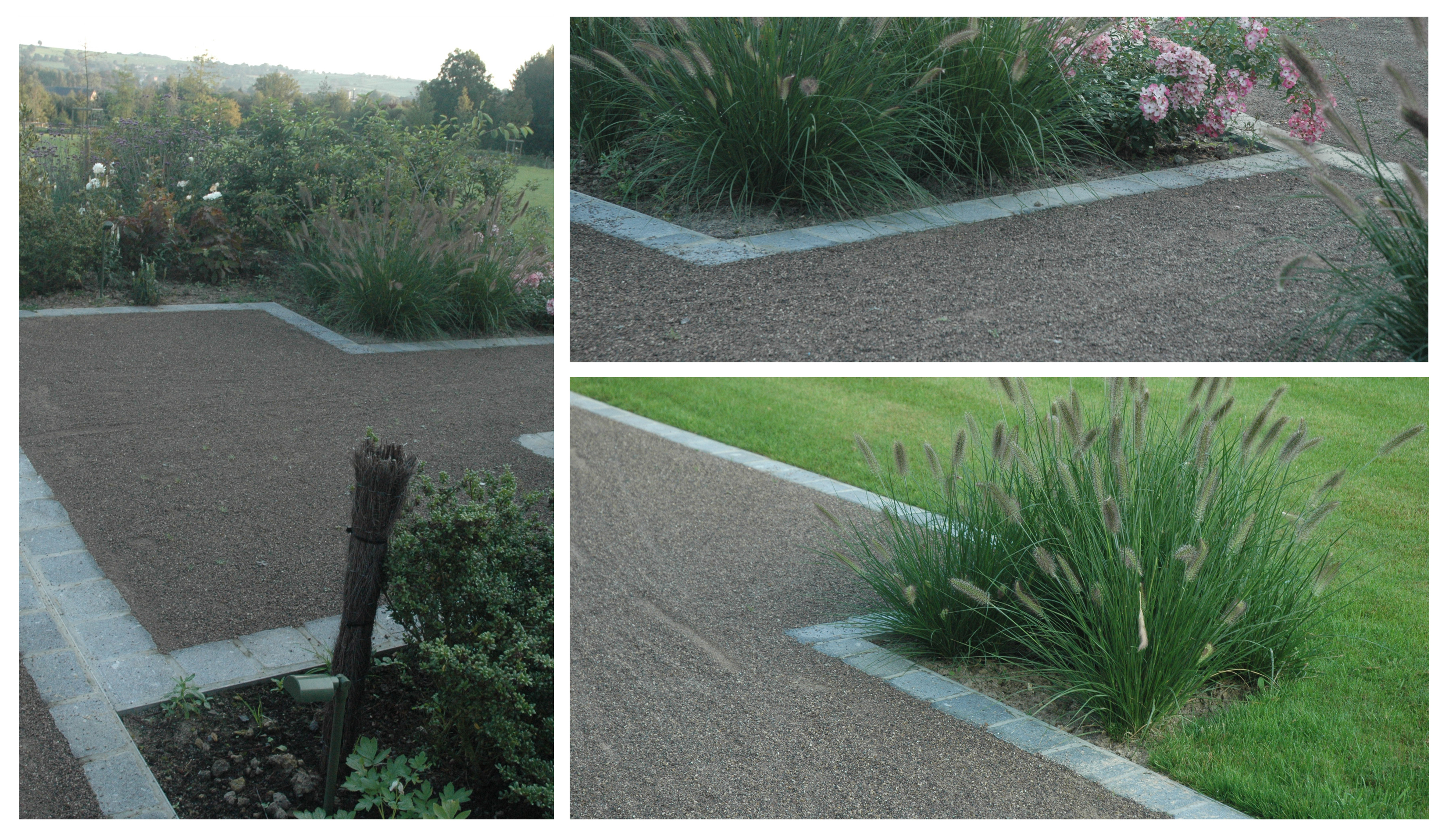 Exemple de création de terrasse des Jardins de la Rianderie